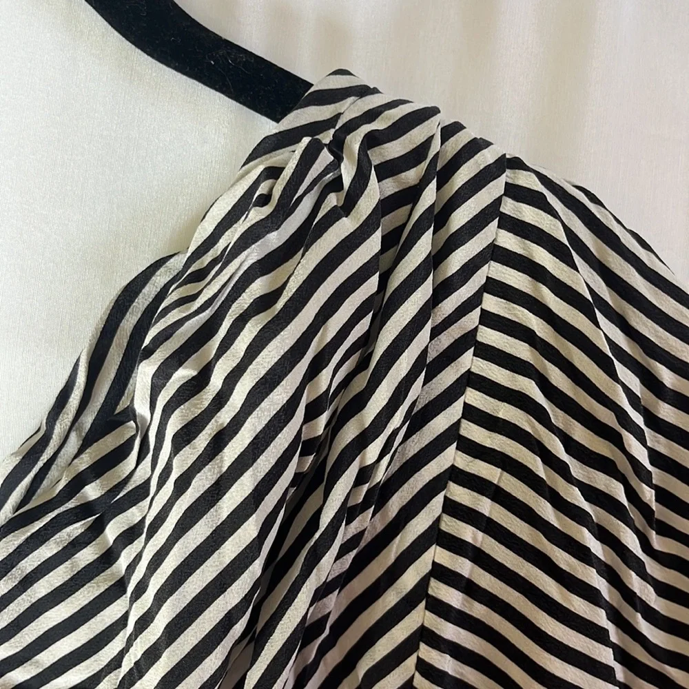 Halston Silk One Shoulder Top - Picture 8 of 16